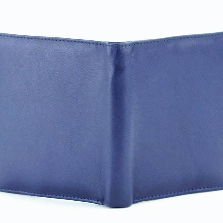 Leather Impressions Inc – Carteira – Homem por atacado – Hipster de couro de vaca de grão superior Bacci W/89811