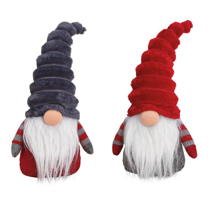 Dekorationsnisse af stof, rød, sæt med 2 (B/H/D) 11x28x7 cm for engroshandel hos Wurm