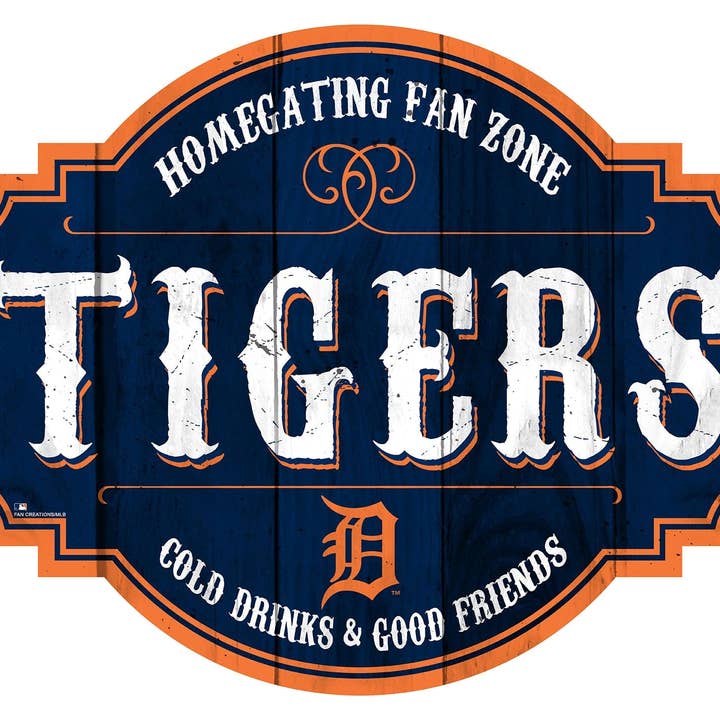 Fan Creations - Wholesale Sign - Detroit Tigers Homegating Tavern 12in Sign