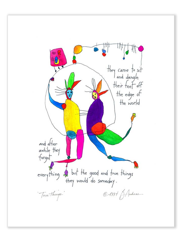 True Things 11x14 Art Print for wholesale by StoryPeople