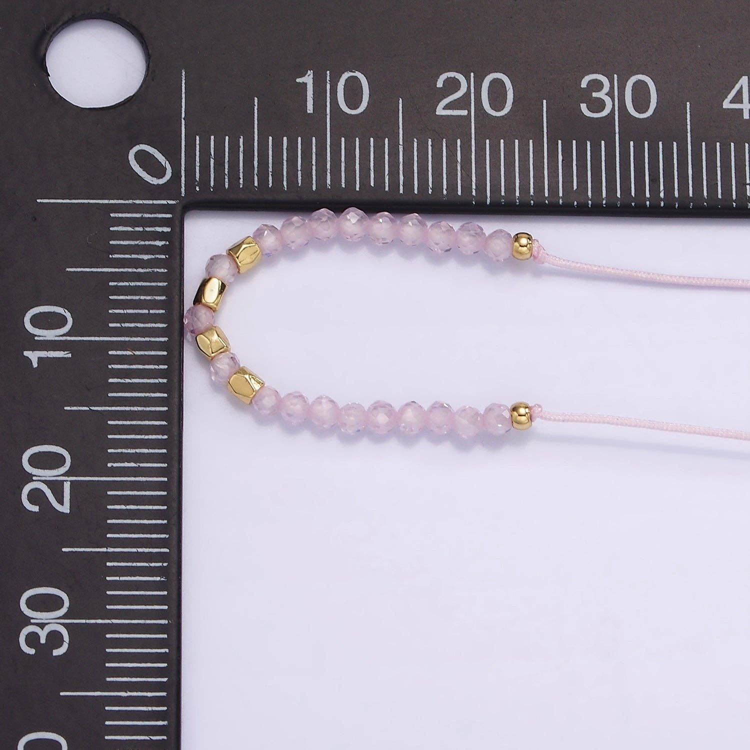 Stil 1 Rosa Vänskapsarmband Rope Cord Justerbar Armband för wholesale på Faire4