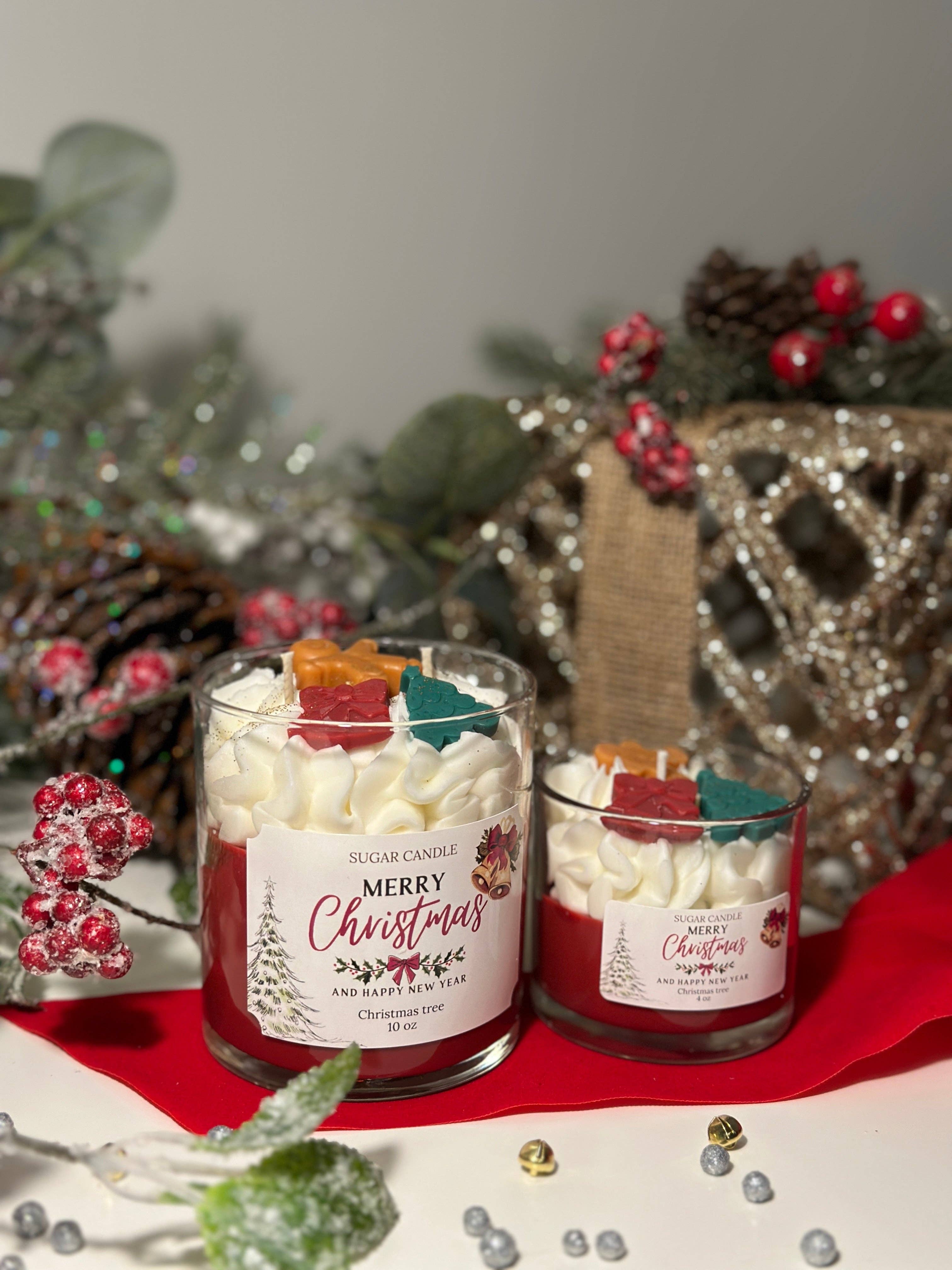 Sugar Candle - Wholesale Jar/Filled Candle - Fraser Fir Christmas Candle – festive soy candle & holiday gift for any occasion2