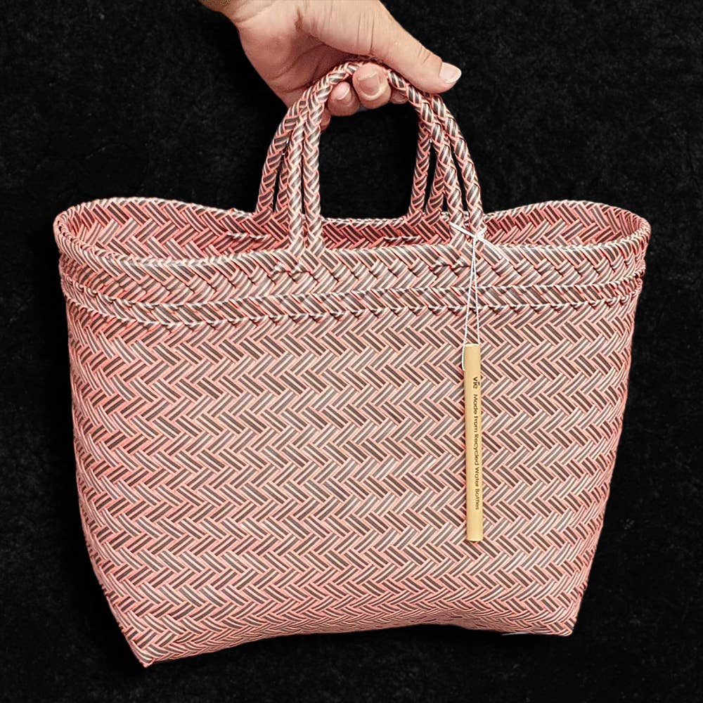 VIE - Wholesale Beach Bag - Recycled Plastic Woven Beach/Tote Bag2