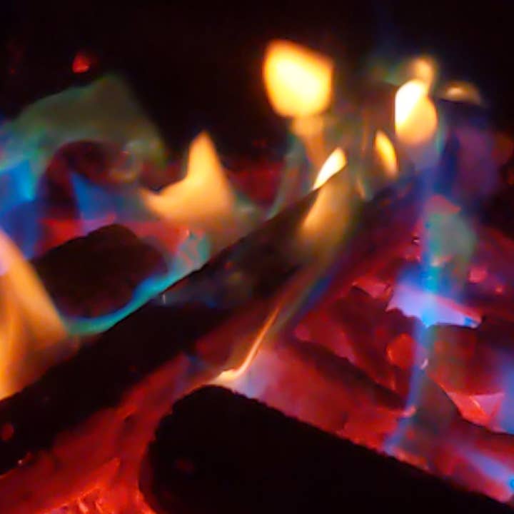 Original Colour Flame Pellets - Electric Blue for wholesale on Faire4