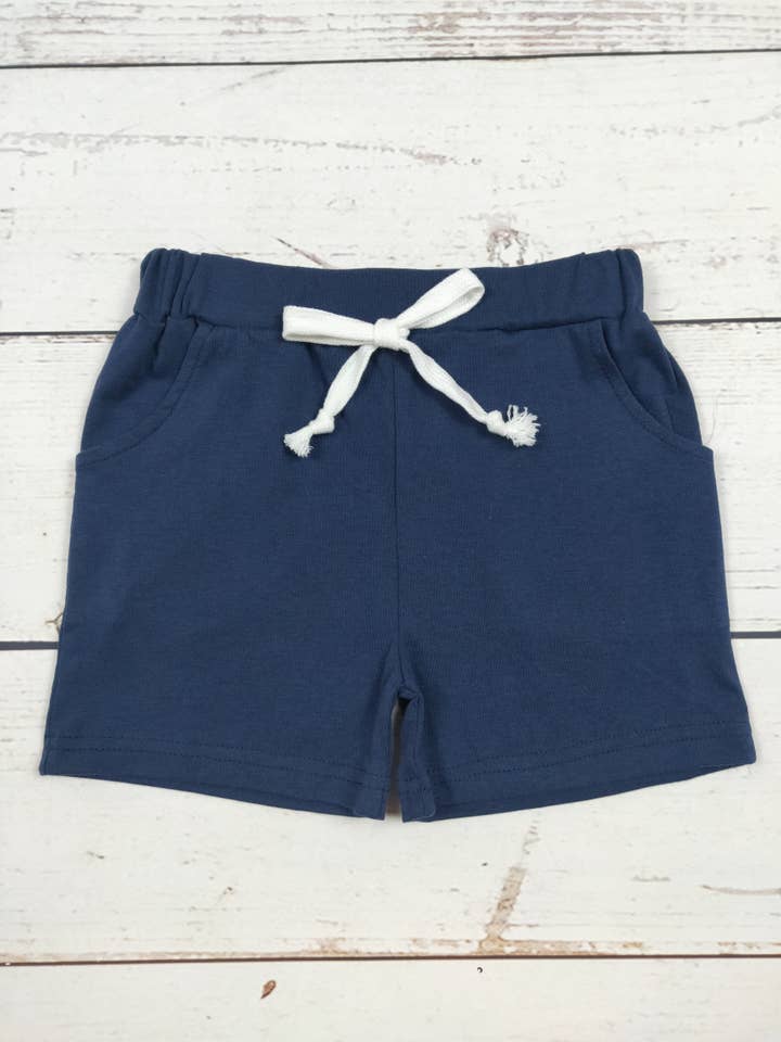 Boys Blue Shorts With Pockets for wholesale by sassy kids palace