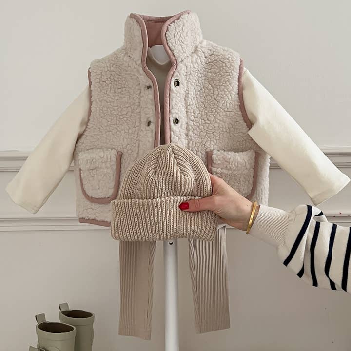 *WHOLESALE* Ribbed Leggings - Light Beige for wholesale on Faire2