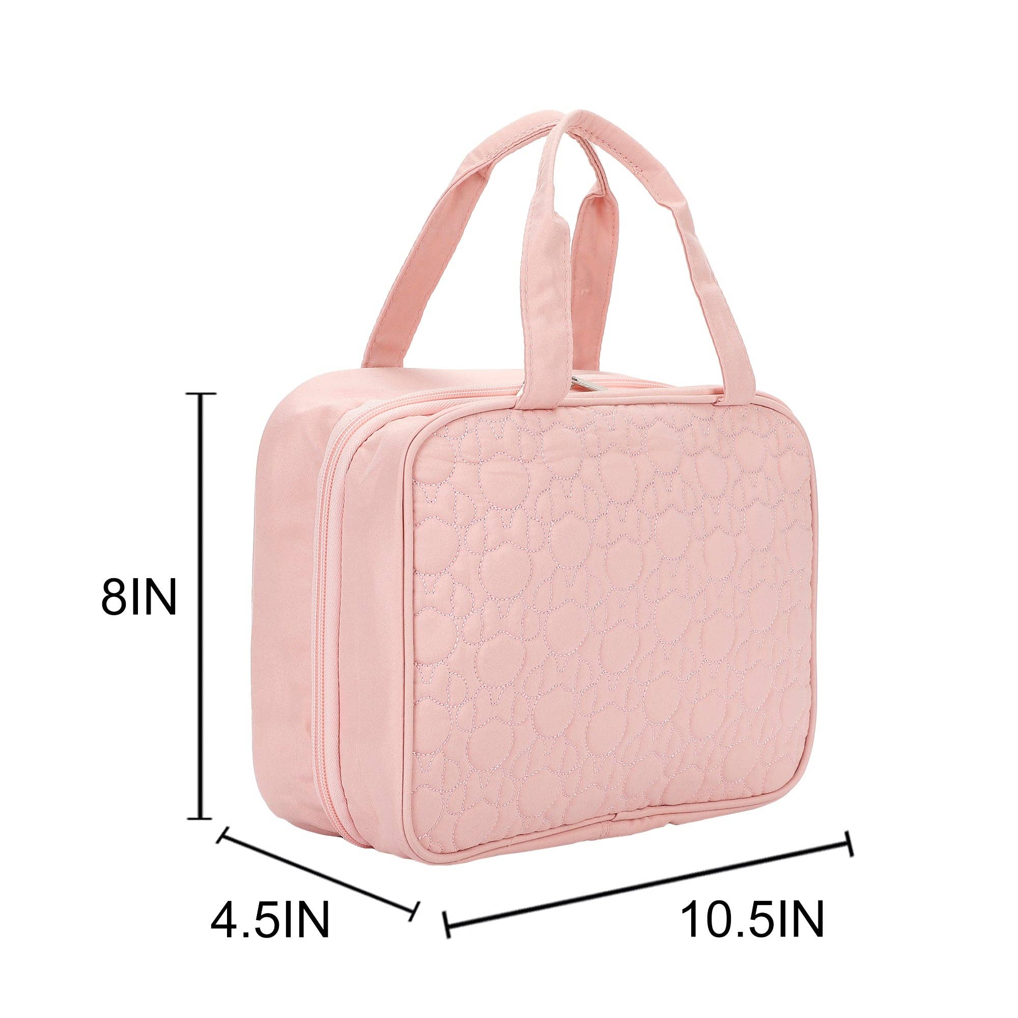 Bioworld Merchandising - Wholesale Makeup/Cosmetic Bag - Disney Minnie Mouse Head Pattern Adult Cosmetic/Toiletry Bag2