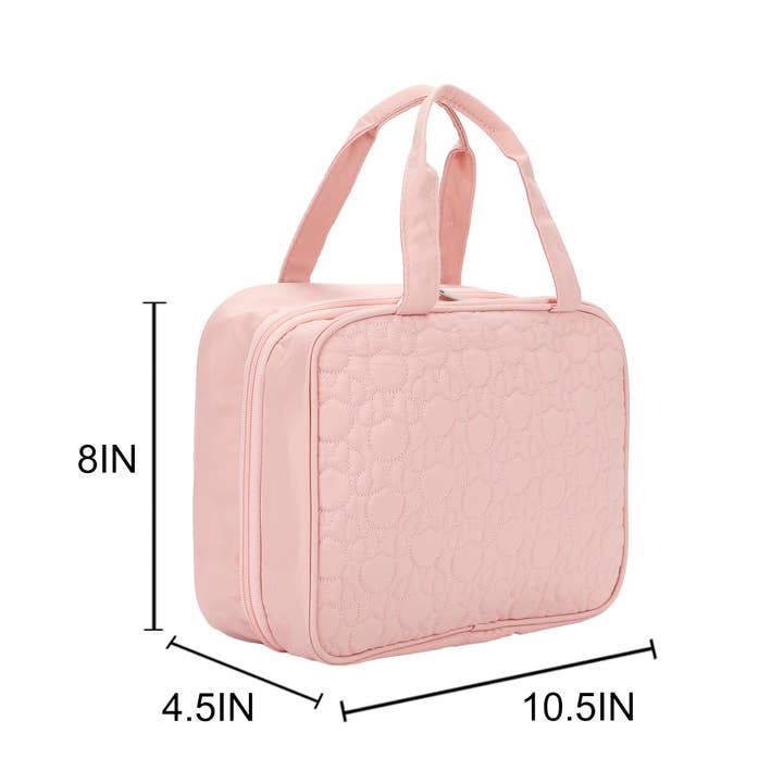 Bioworld Merchandising - Wholesale Makeup/Cosmetic Bag - Disney Minnie Mouse Head Pattern Adult Cosmetic/Toiletry Bag2