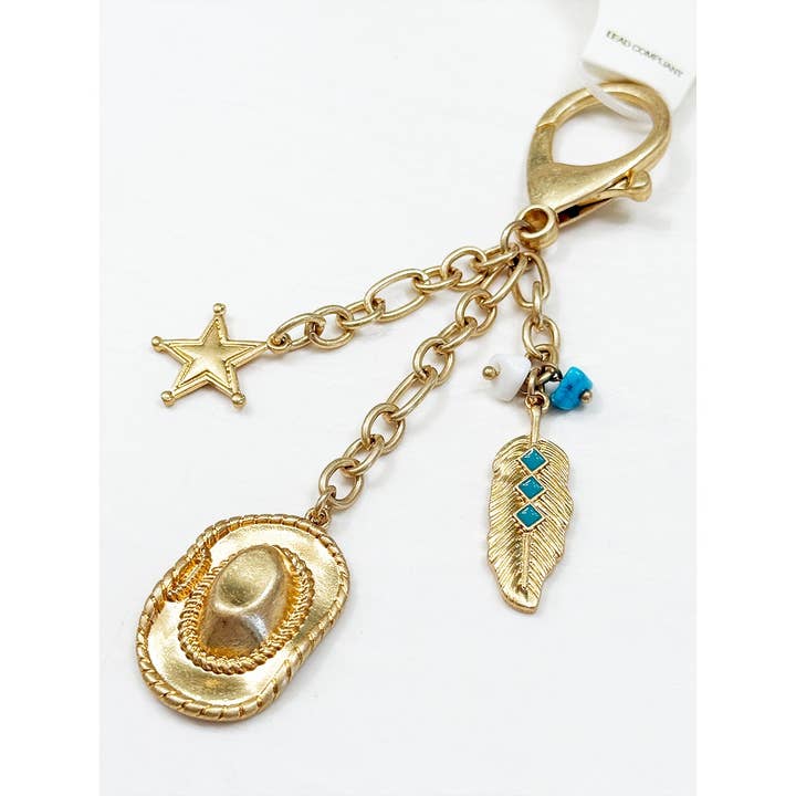 Western Style Metal Mixed Bag Charm and Key Chain for wholesale by Love and Repeat