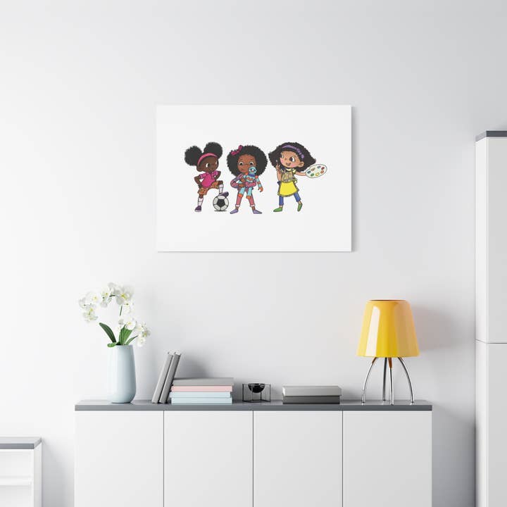 Ikuzi Dolls - Wholesale Art Print - Kids & Baby - Kids' Canvas Wall Art - Playful Characters for Creative Spaces112