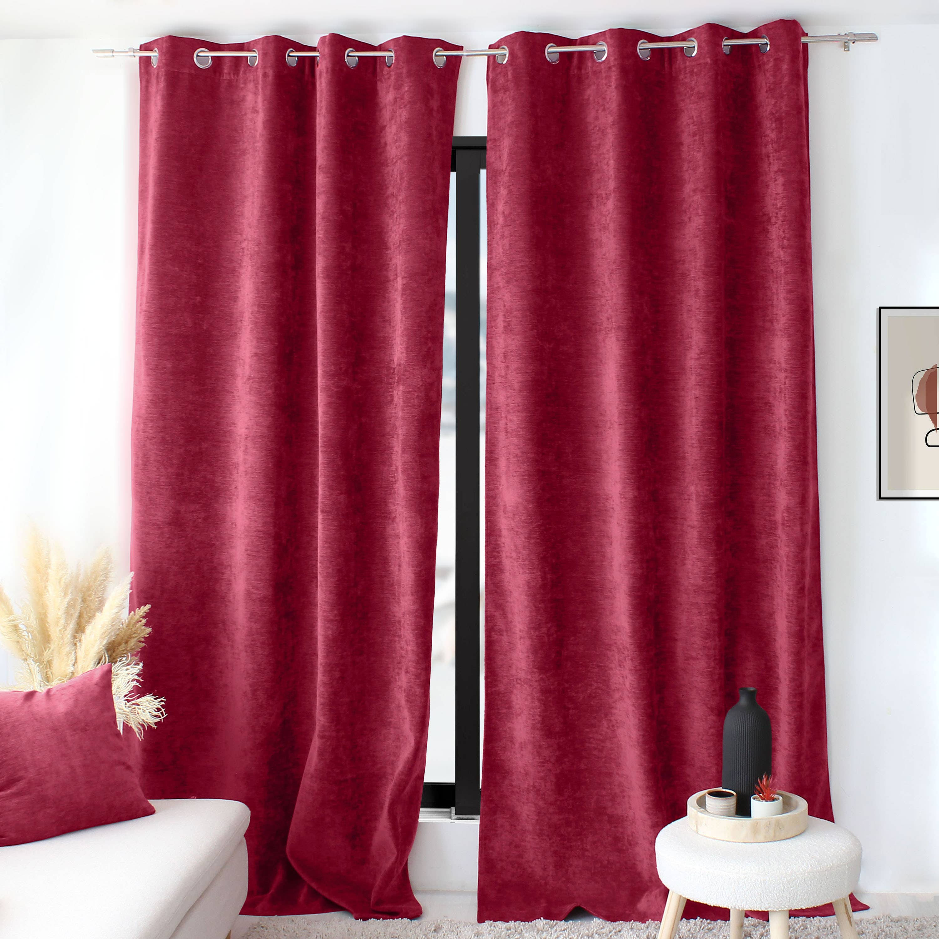 DECOSTARS - CmaDECO - Wholesale Curtain - Thermal Curtain with Eyelets, 140x260cm, Velvet27
