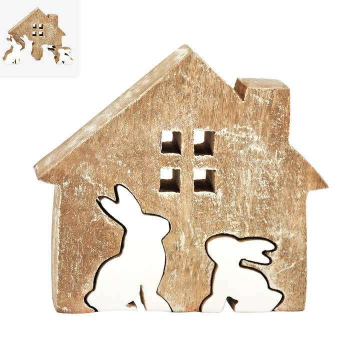 Rabbit House Puzzle Block for wholesale by WT Collection