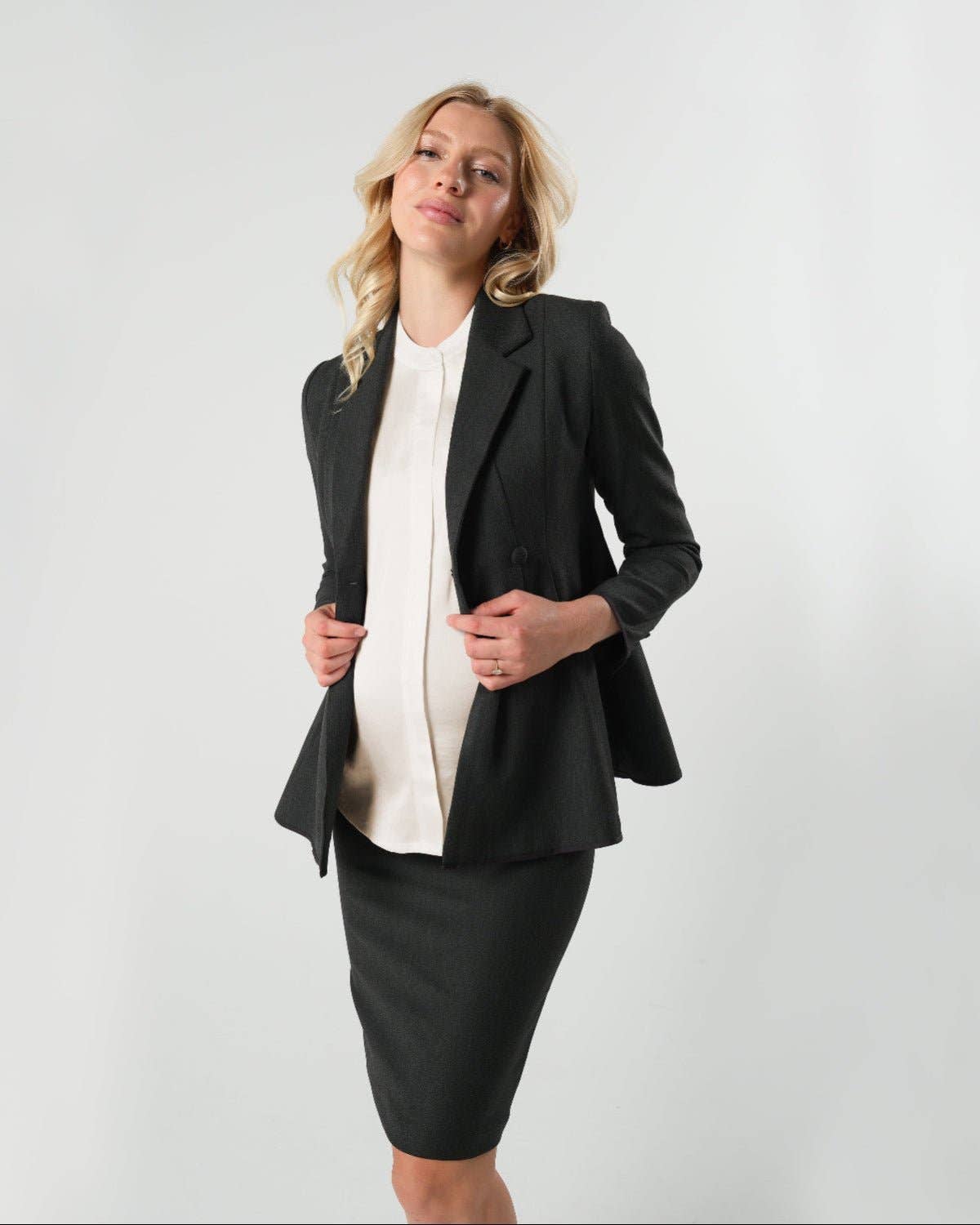 MARION – wholesale Outerwear – Maternity – Nathalie Maternity Blazer (Regular & Petite)5