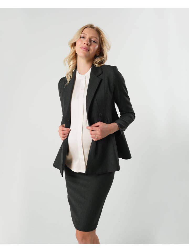 MARION – wholesale Outerwear – Maternity – Nathalie Maternity Blazer (Regular & Petite)5
