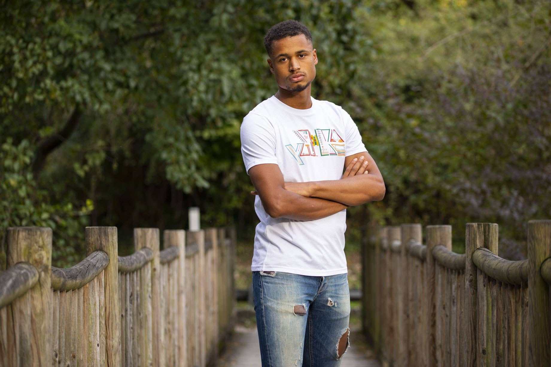 KY-KAS - Wholesale Screen Printed T-Shirt - Men's - Men's organic cotton t-shirt in ky-kas color1