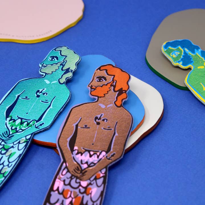 Mer-Man Bookmark for wholesale by Ark Colour Design