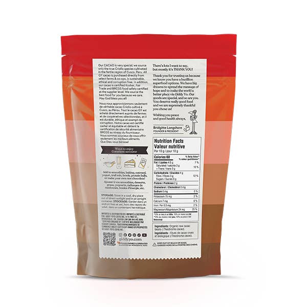 Giddy Yo - Vendita all'ingrosso Cioccolato - Fave di cacao, crude, biologiche, grado cerimoniale, senza allergeni