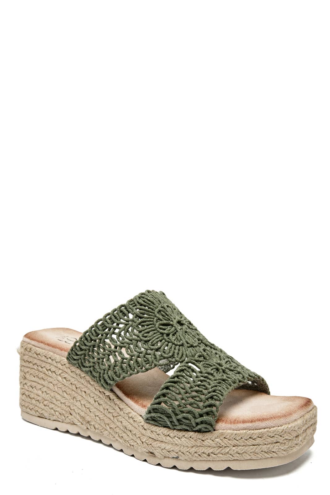 ERYNN – sandálias - Mulher por atacado – Sandália plataforma com detalhe de corda - THIPHANY14
