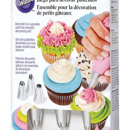 Everyday Supply Co - Wholesale Cake Decorating Kit - Wilton Cupcake Decorating Set - Metal/Plastic, 3 Pack0