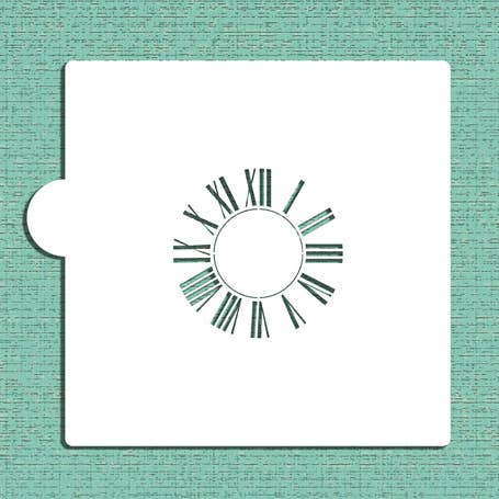 Pochoir pour biscuits et artisanat avec chiffres romains pour la vente par Designer Stencils