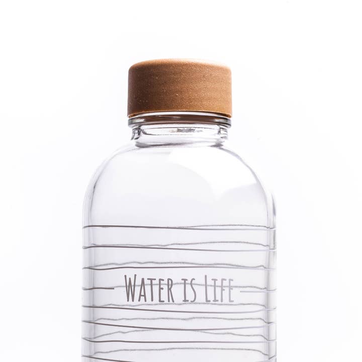Carry Bottles - Wholesale Water Bottle - Glass water bottle - CARRY Bottle WATER IS LIFE 1.0l4