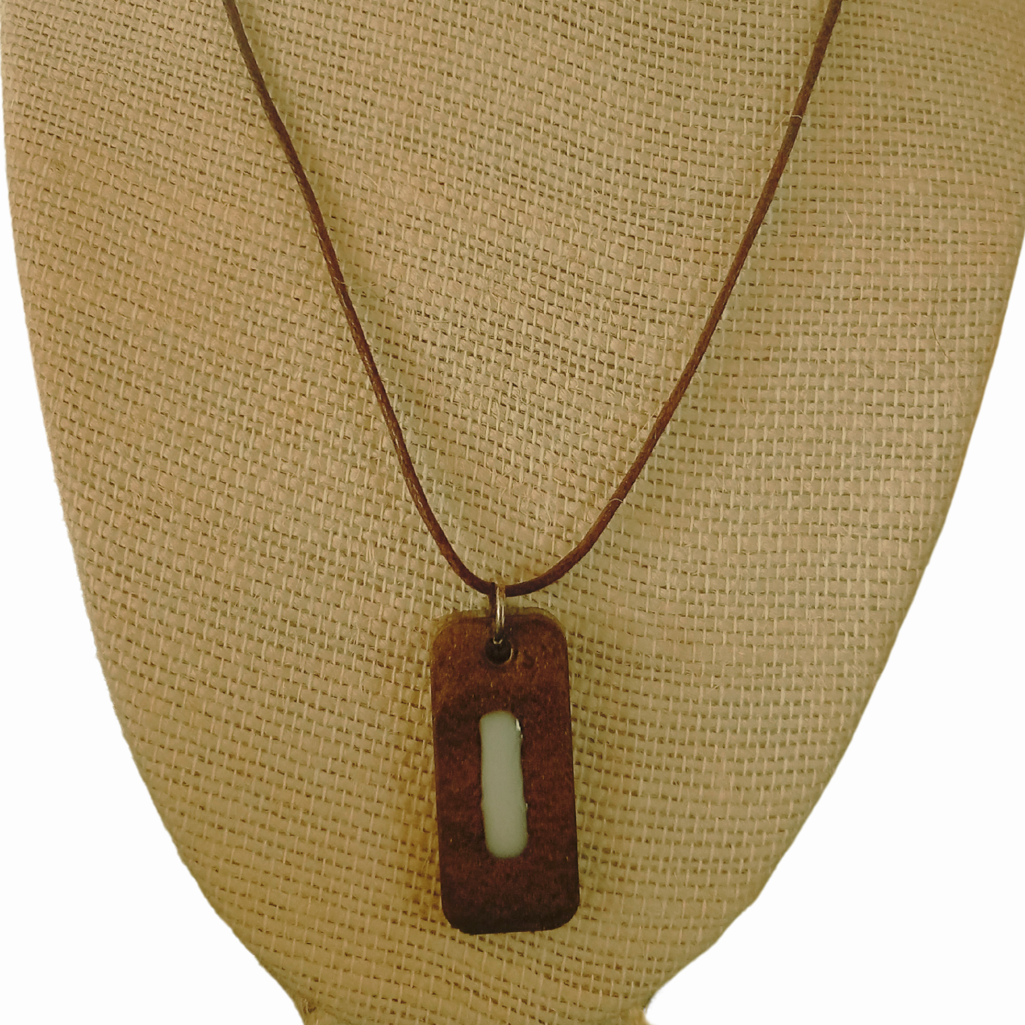 Jp Handmade - Wholesale Pendant/Charm Necklace - Appalachian Trail White Blaze Resin Pendant3