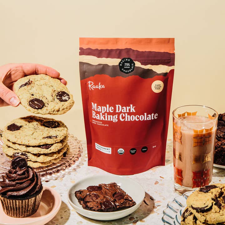 Raaka Chocolate – wholesale Baking chocolate – 75% Maple Dark Baking Chocolate