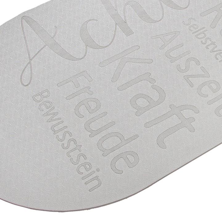 grey Yoga mat MindfulTime gray H. 0.5 cm, PU 2 for wholesale on Faire1