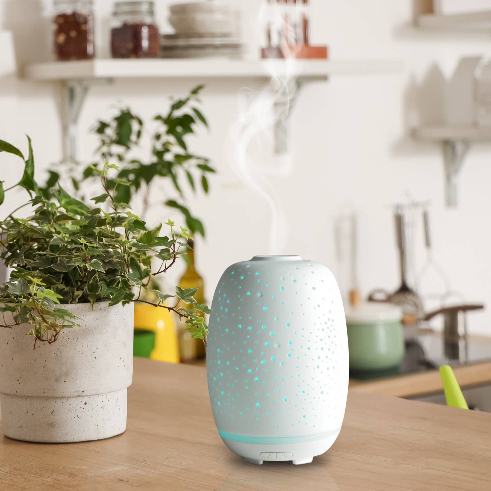 Zen'Arôme - Wholesale Elektronische diffuser - Stella keramische diffuser voor essentiële oliën en geurverspreiding7