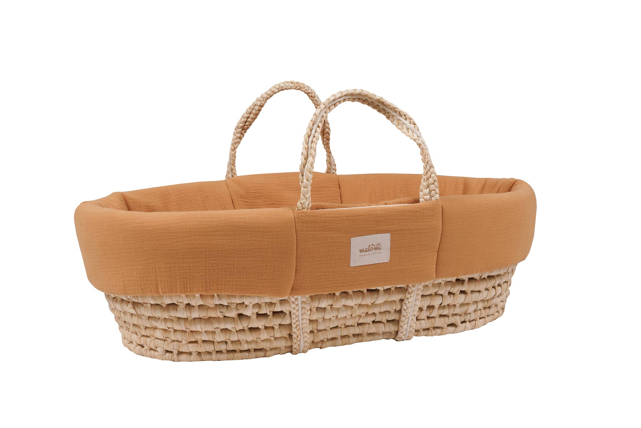 Malomi Kids – wholesale Filtar – Barn och baby – Musselinskydd med vaddering för Moseskorg, kamelfärgat0