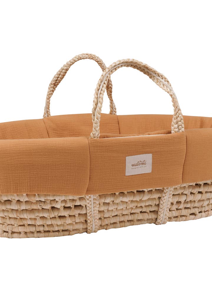 MUSLIN PADDED MOSES COVER CAMEL for wholesale by Malomi Kids