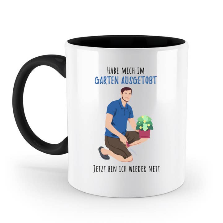 GARTENFAN - Wholesale Coffee Mug - I let off steam in the garden for him - cup2