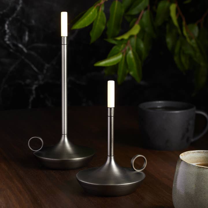 VANMOKUM - Vente Lampes d'appoint/de bureau - Lampe à bougie rechargeable portable GRAYPANTS Wick avec coffret cadeau25