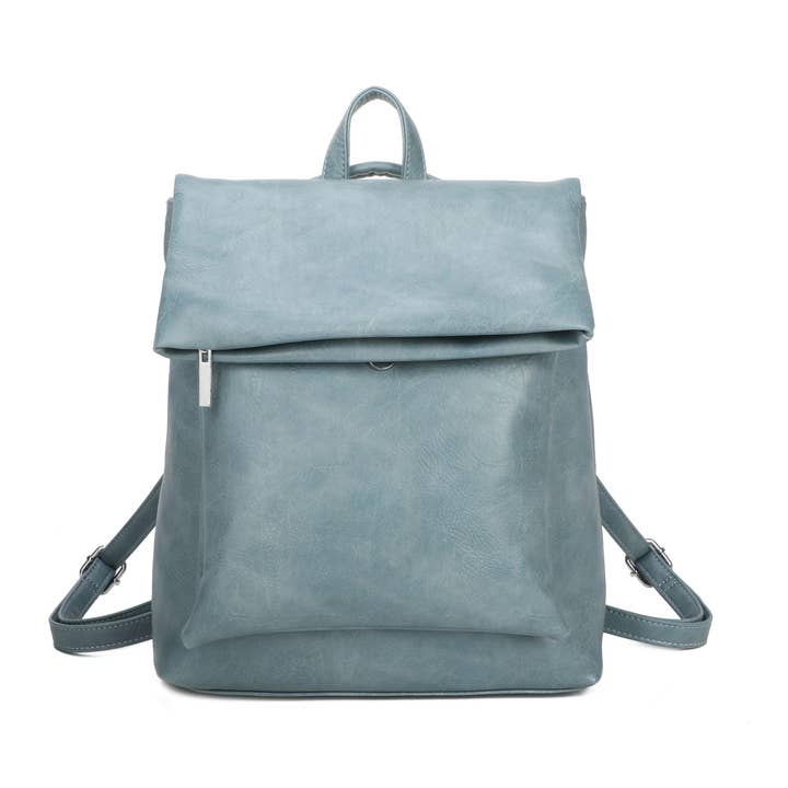 Ellas Trading – wholesale Backpack – Women's – Modern Soft Vegan Leather Travel Backpack Front6