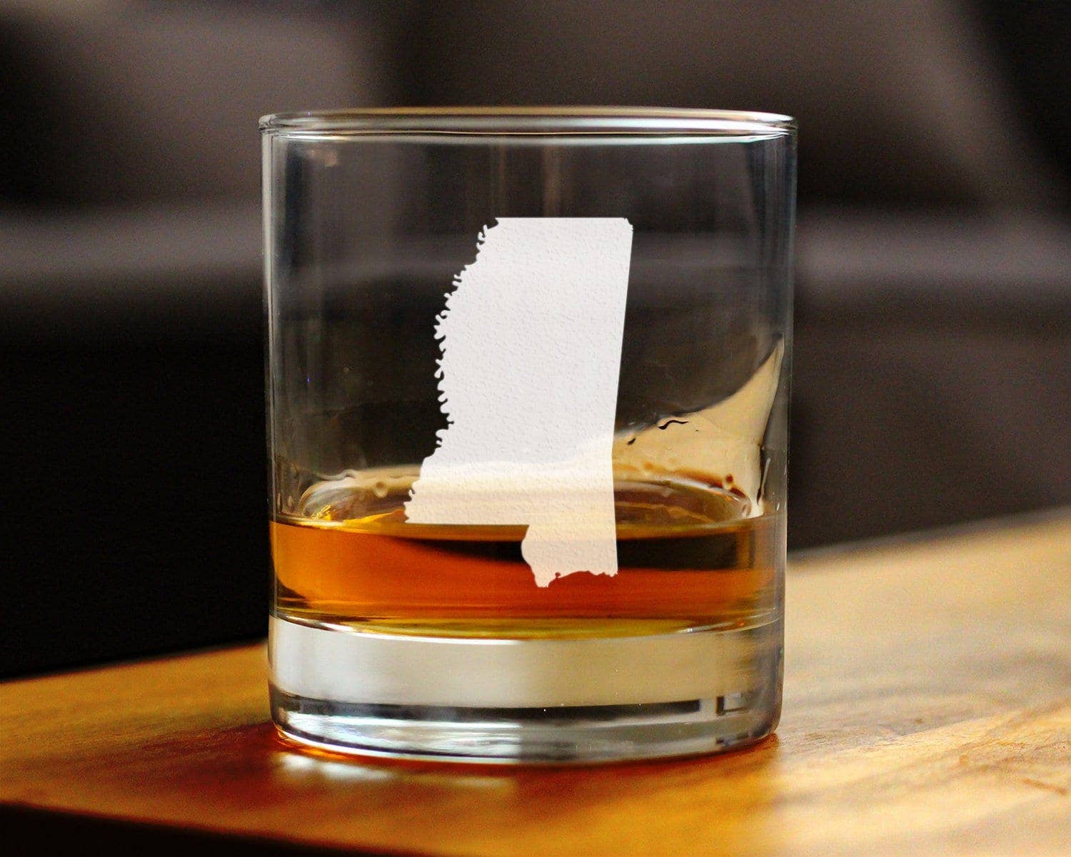 bevvee – wholesale Cocktail/liquor glass – Mississippi Whiskey Rocks Glass - Mississippians Gifts1