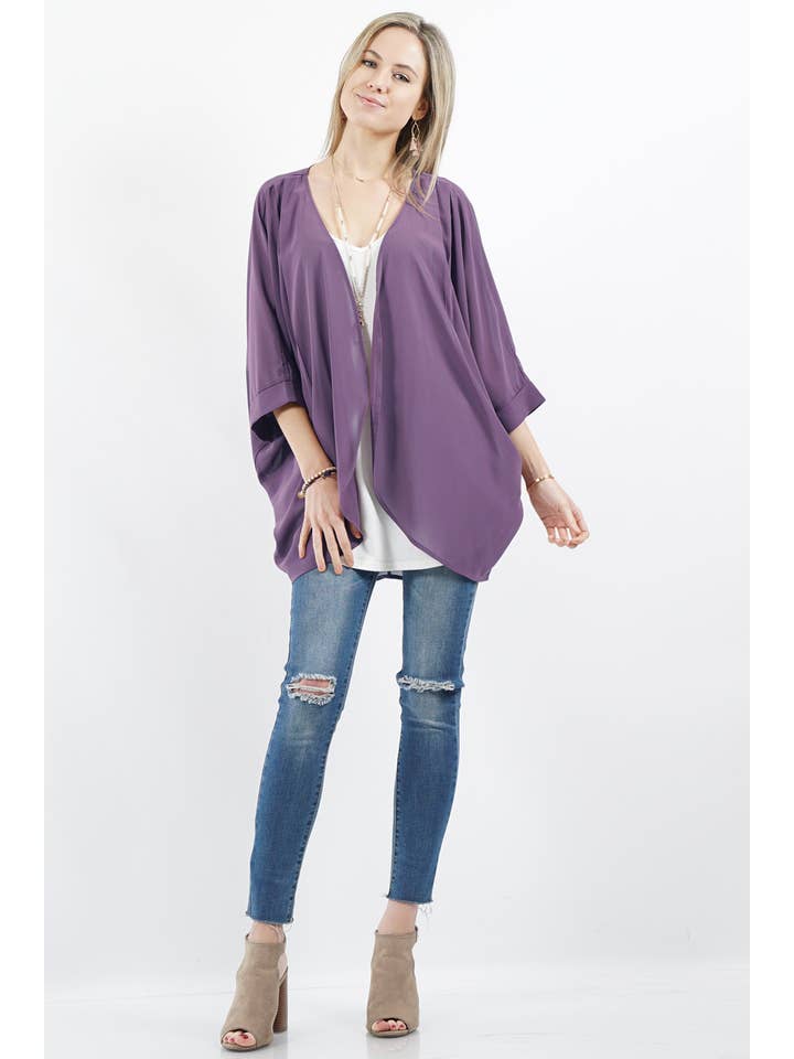 42POPS - Wholesale Kimono - Dames - Kimono Chiffon Vest13