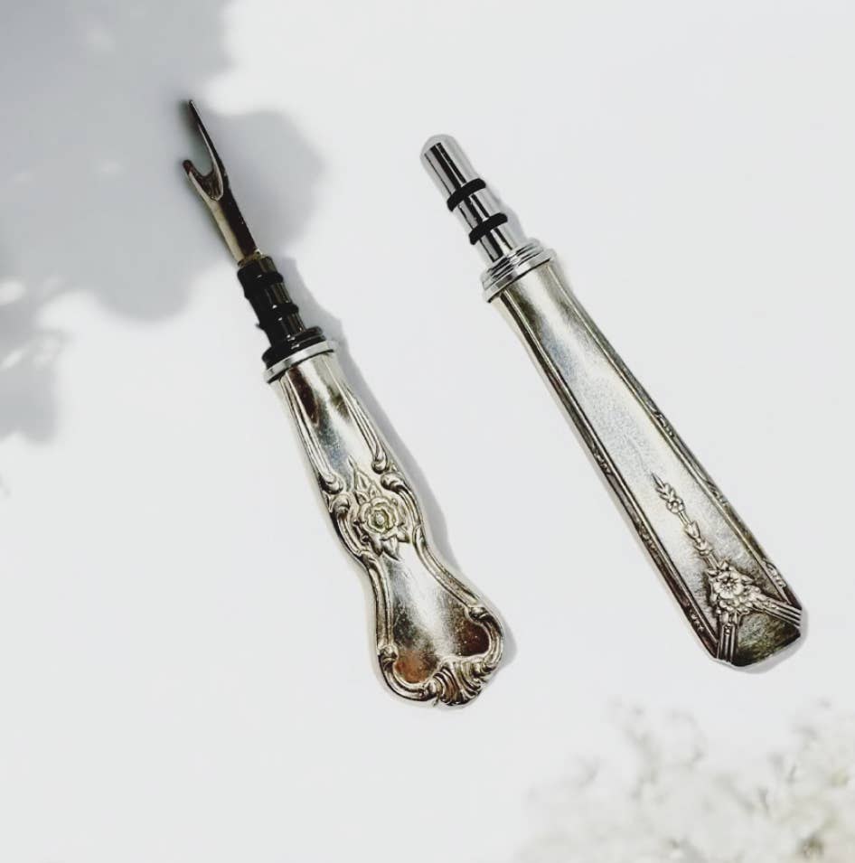 Spoon Jewelry By Emily - Wholesale Embroidery/Cross Stitch Supplies - Handmade Seam Ripper – Vintage Silverware Handle
1