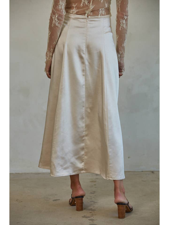 By Together – Engroshandel Nederdel - Dame – L6686 | SIDSTE VALS NEDERDEL