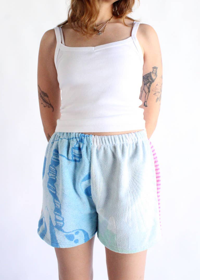 American Recycled Clothing - Wholesale Shorts - Women's - Towel Short Bundle12