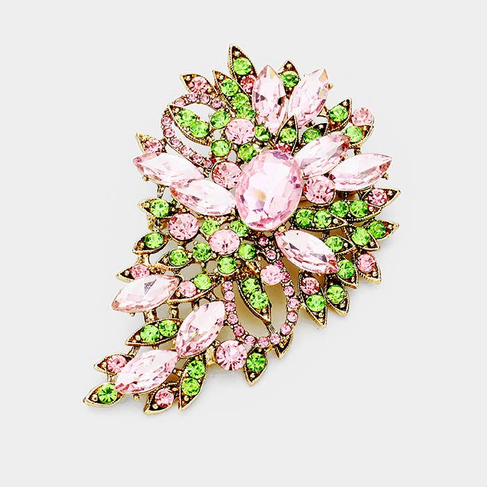 Sensibling Corp. - Wholesale Brooch - Crystal Bouquet Pin Brooch / Pendant7