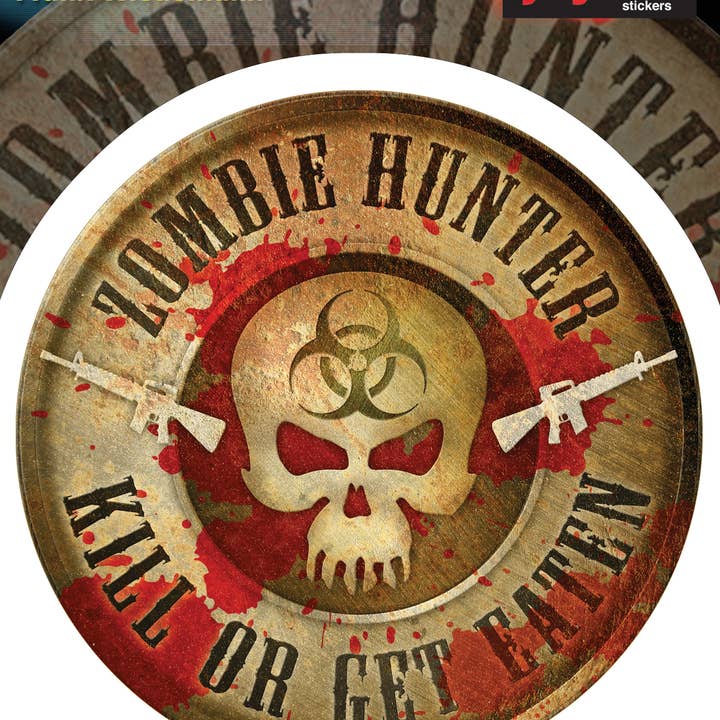 Yujean – Großhandel Aufkleber – Zombie-Jäger Aufkleber In/Out Door JA533