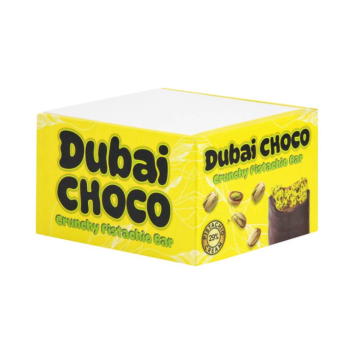 SureShot - Wholesale Chocolate - Dubai Chocolate - Crunchy Pistachio Bar - 25x1.94oz