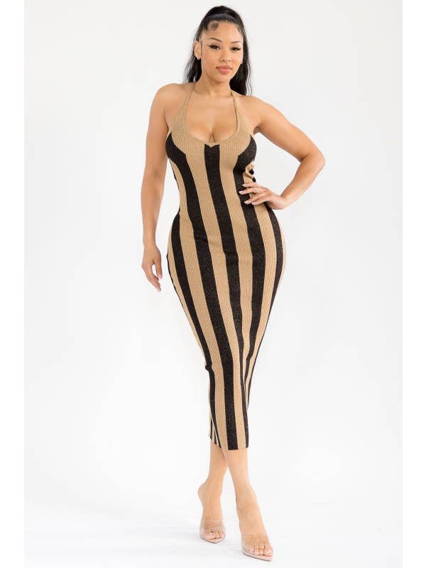 Gold GOLDEN AXIS DRESS for wholesale on Faire2