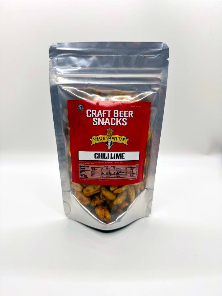 Arachides au chili et à la lime pour la vente par Snacks On Tap