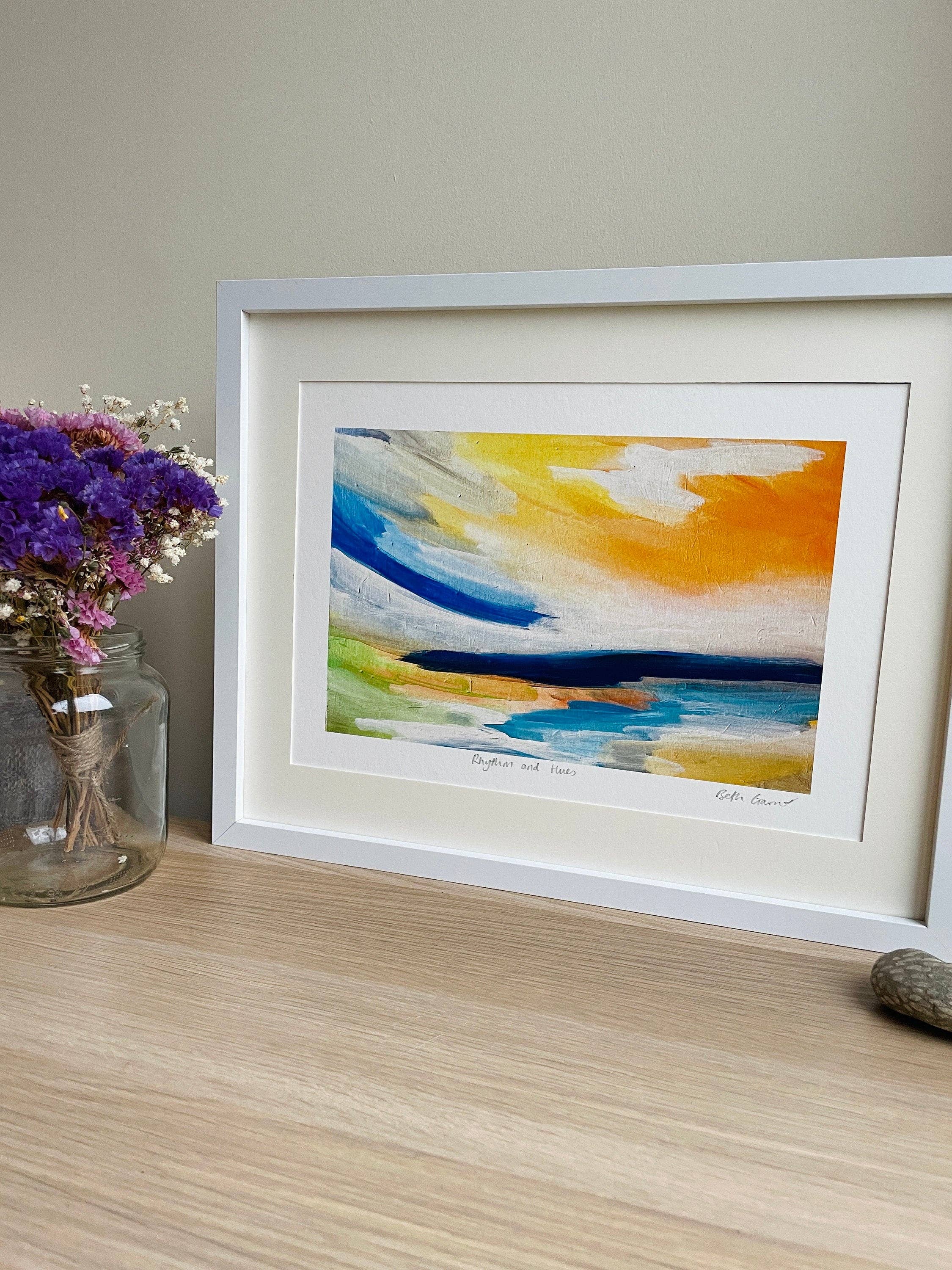 Beth Garner - Wholesale Art Print - 'Rhythm and Hues', Yellow Landscape A4 Print5