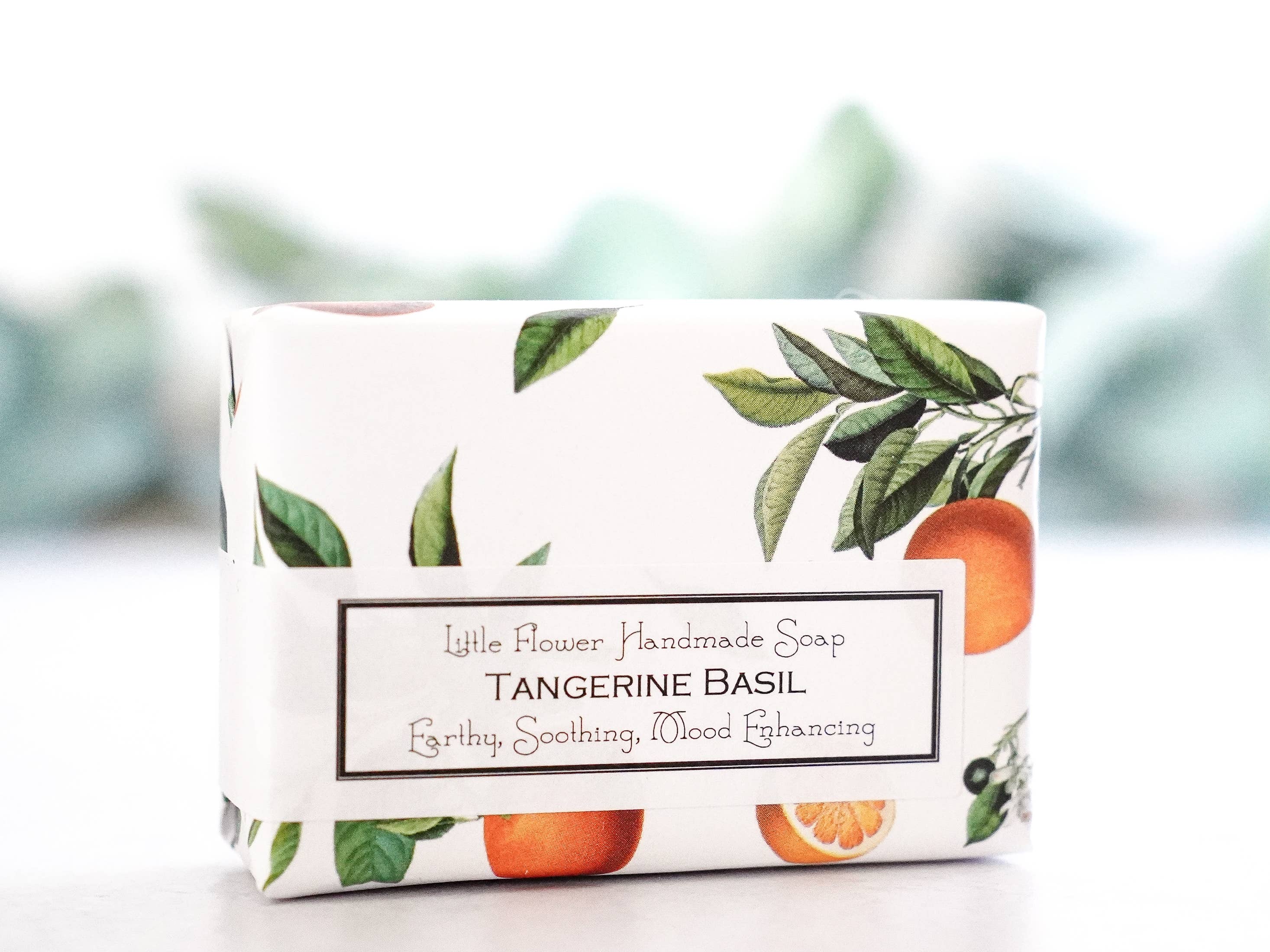 The Little Flower Soap Co - Wholesale Bar Soap - Tangerine Basil Handmade Soap0