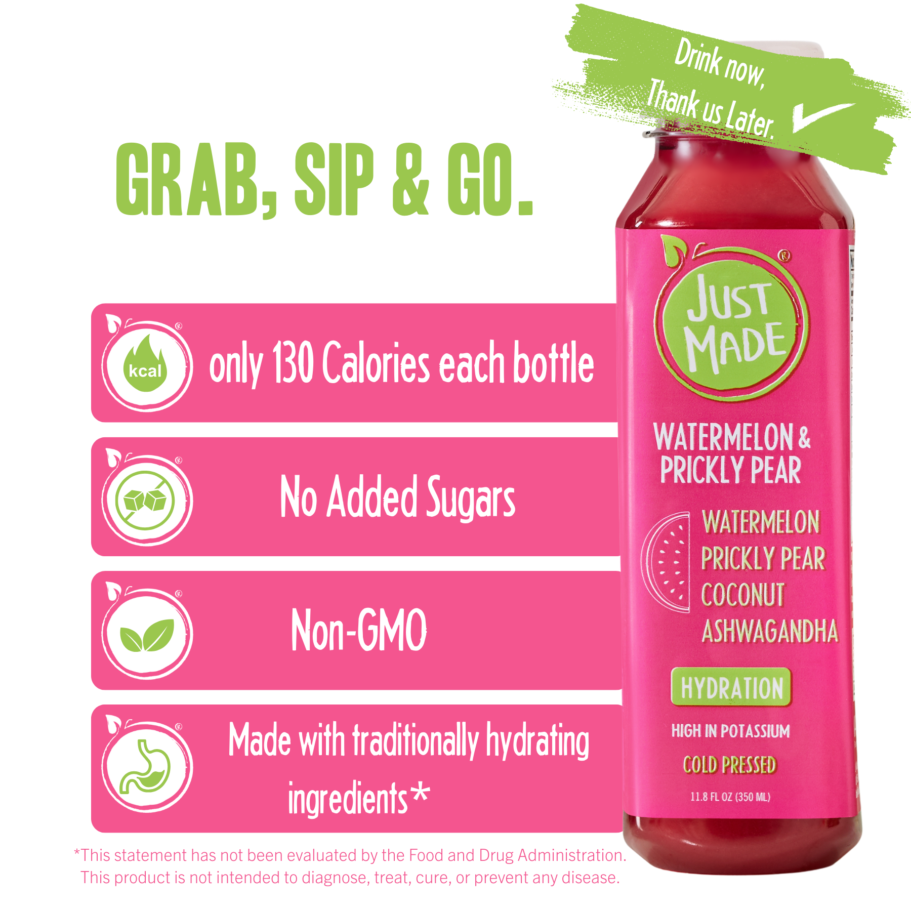 Just Made Foods - Wholesale Wellness Juice/Tonic - Watermelon & Prickly Pear2