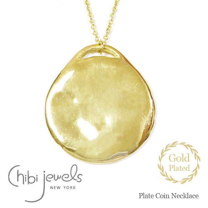 Tak-pot Munt Ketting (Verguld) voor wholesale door Chibi Jewels