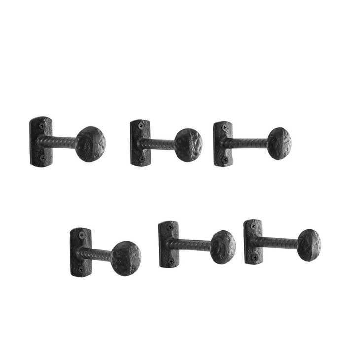 Danya B - Wholesale Wall Hook - Black Cast Iron Nail Head Wall Hooks
