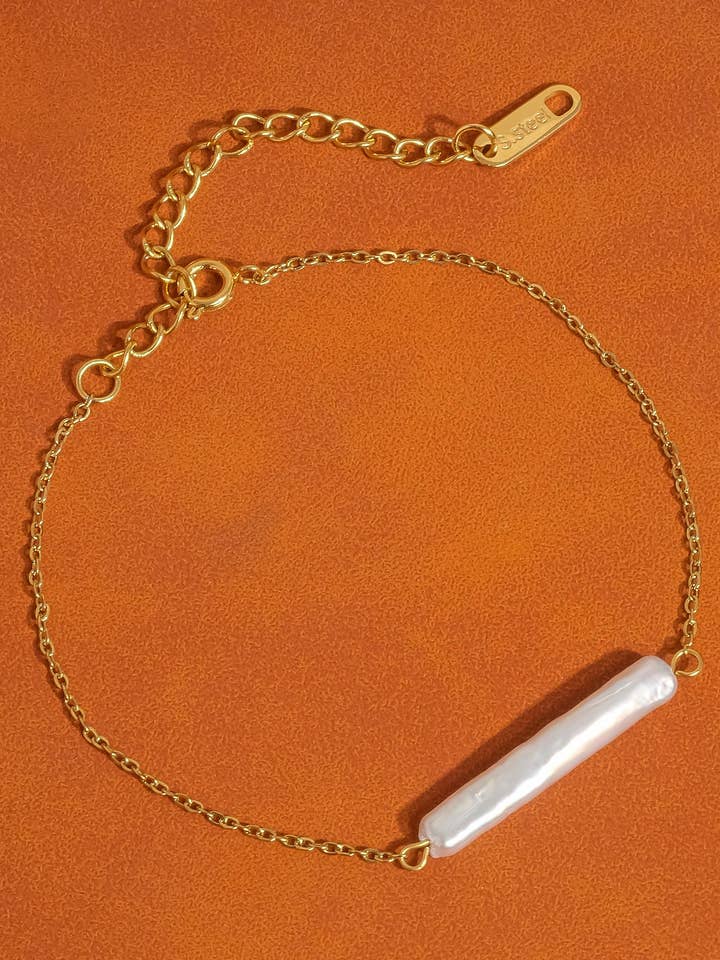 Ingrid 18K Non-Tarnish Freshwater Pearl Bracelet for wholesale by Flânerie by MAIQ